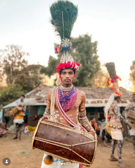 Pawra tribe portrait